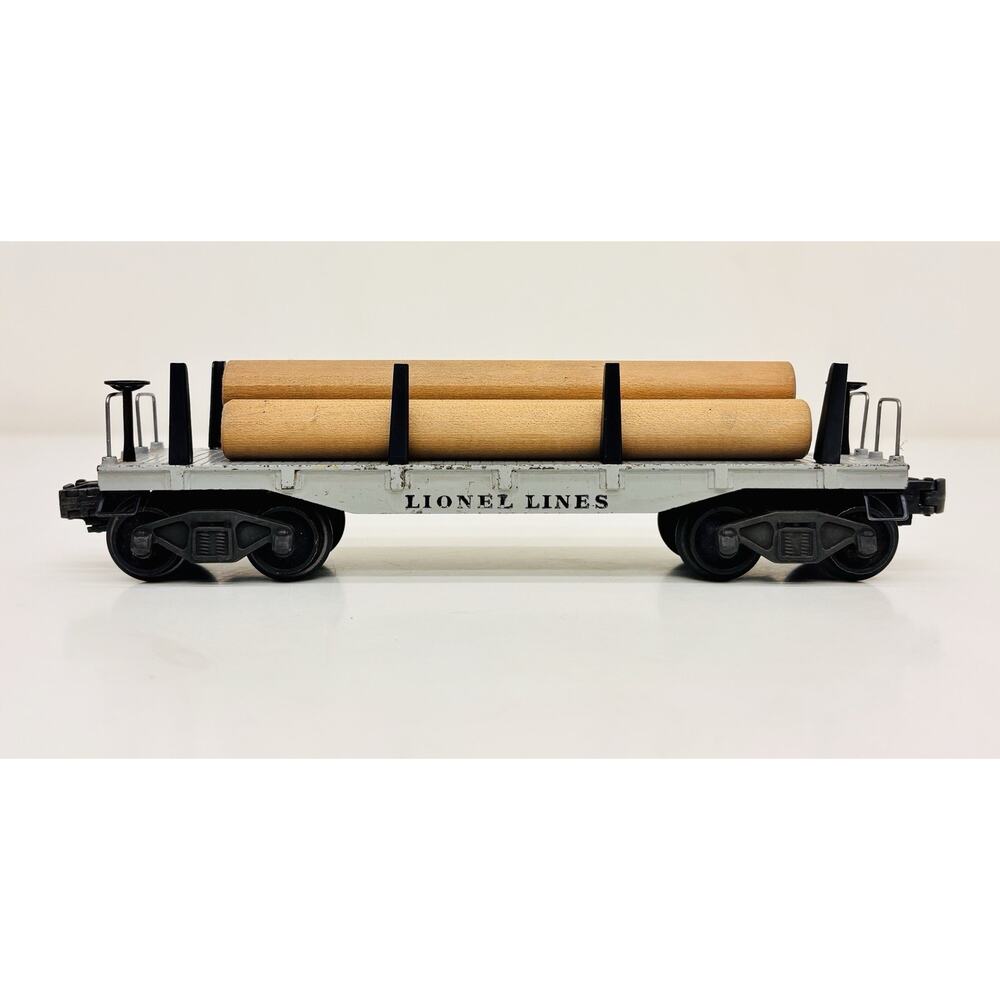 Lionel Postwar Flat Car w/ Logs 6411